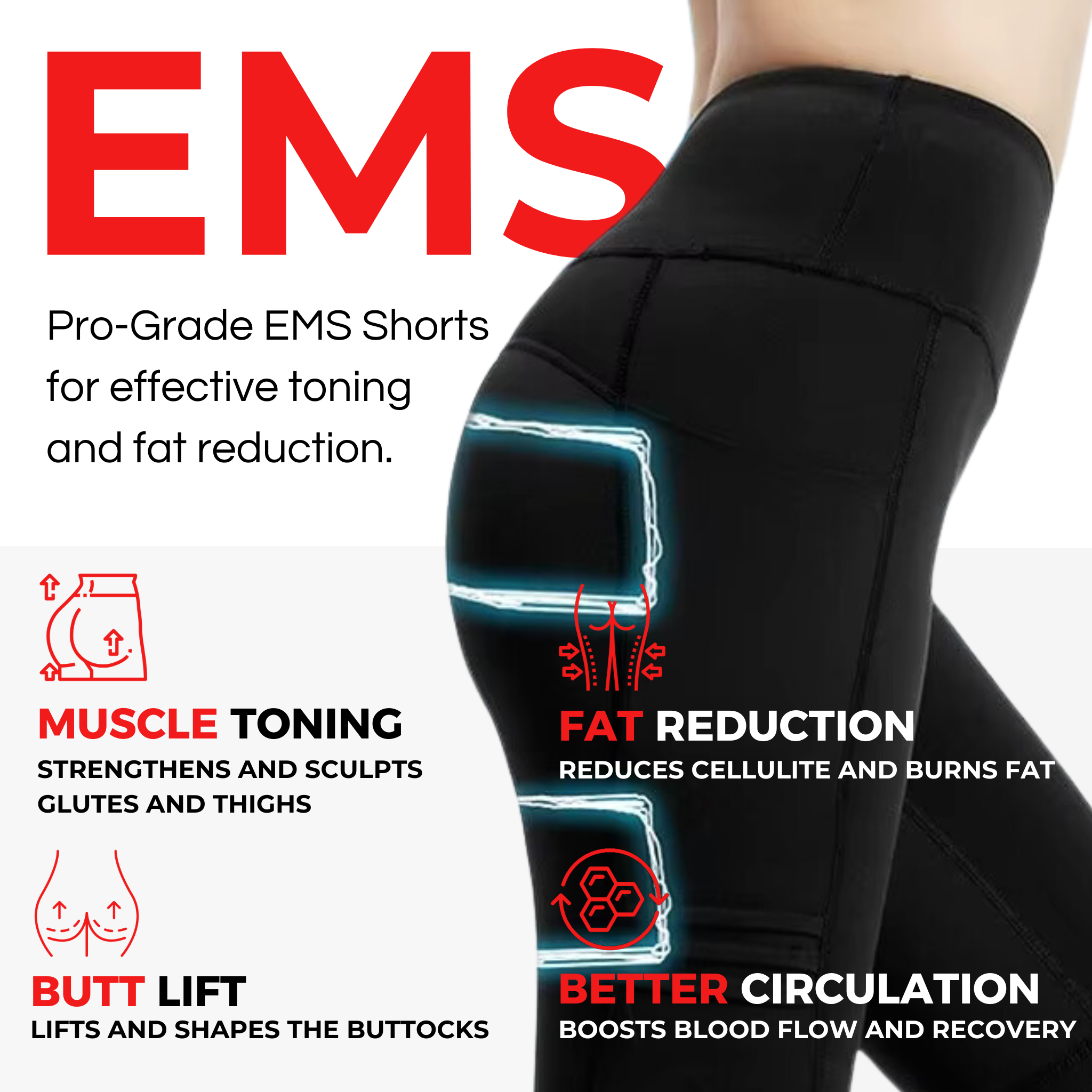 REVYLIFT™ EMS TONING SHORTS
